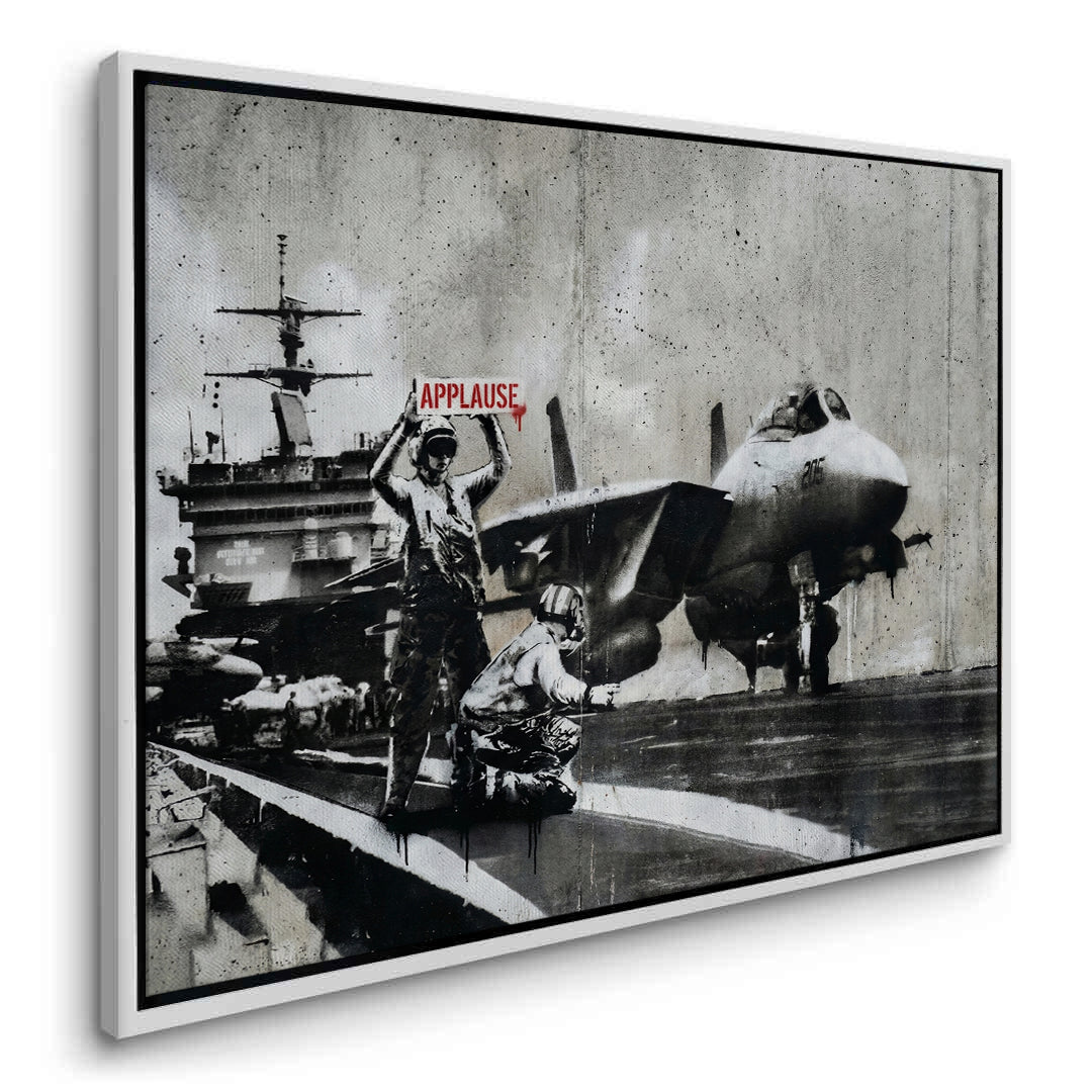 2Banksy Applause - Canvas