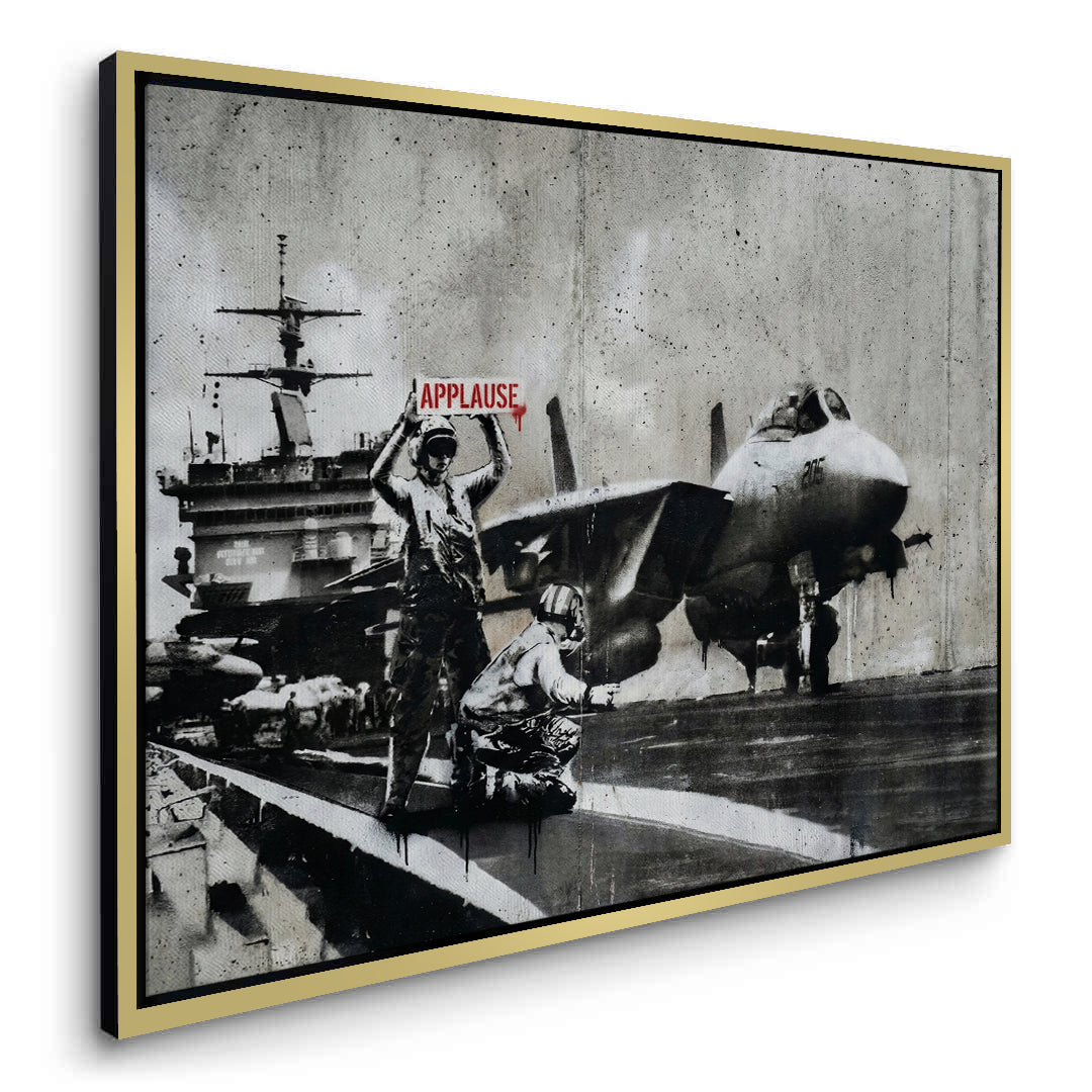 2Banksy Applause - Canvas