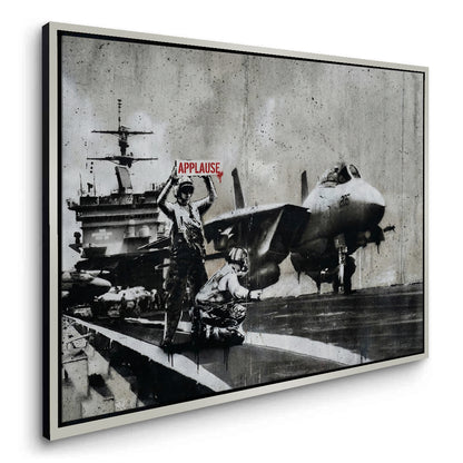 Banksy Applause - Canvas