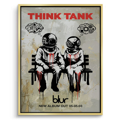 Banksy Blur Think Tank - Canvas