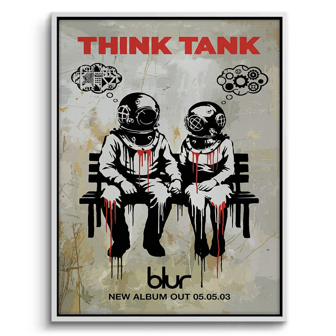 Banksy Blur Think Tank - Canvas - Jasmineart.ae