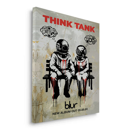 Banksy Blur Think Tank - Canvas