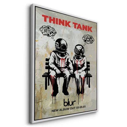 Banksy Blur Think Tank - Canvas