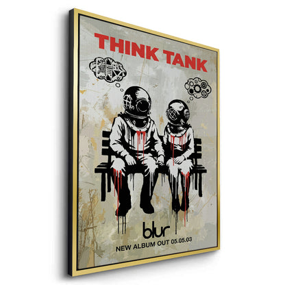 Banksy Blur Think Tank - Canvas