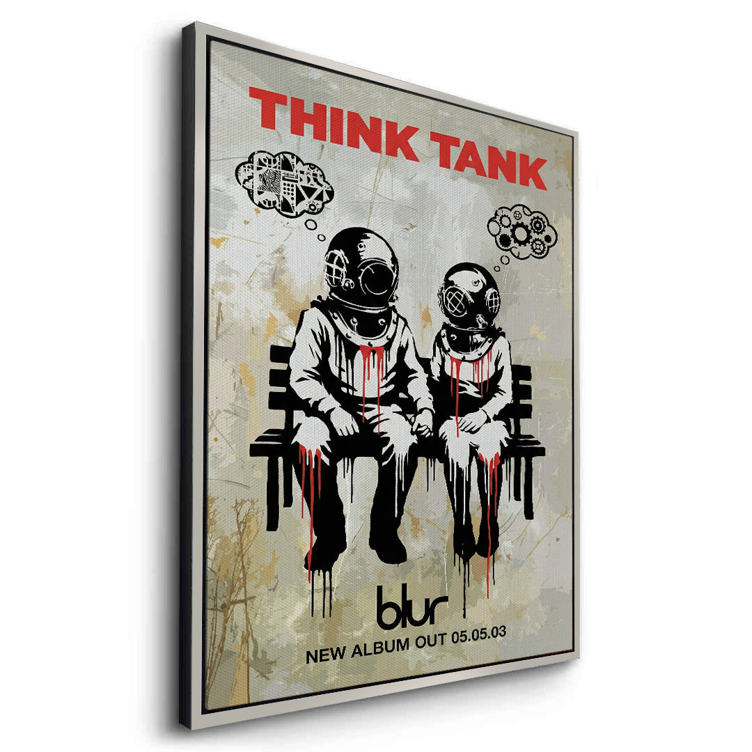 2Banksy Blur Think Tank - Canvas