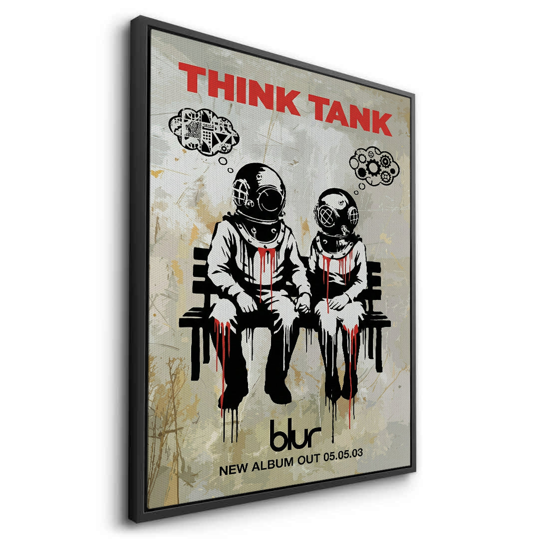 2Banksy Blur Think Tank - Canvas