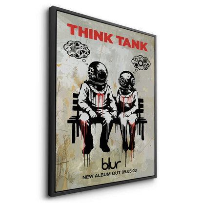 Banksy Blur Think Tank - Canvas