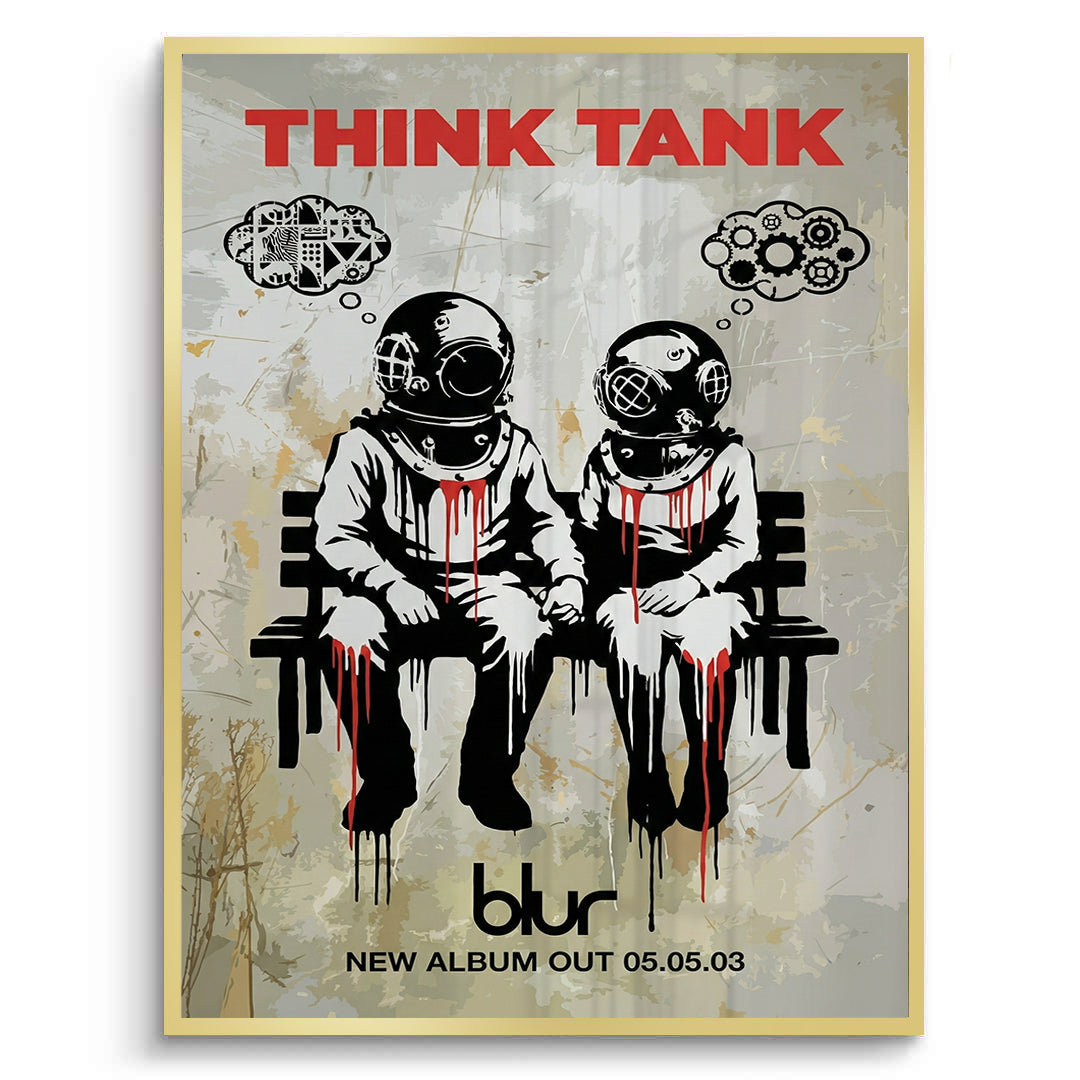 2Banksy Blur Think Tank - Fine Art