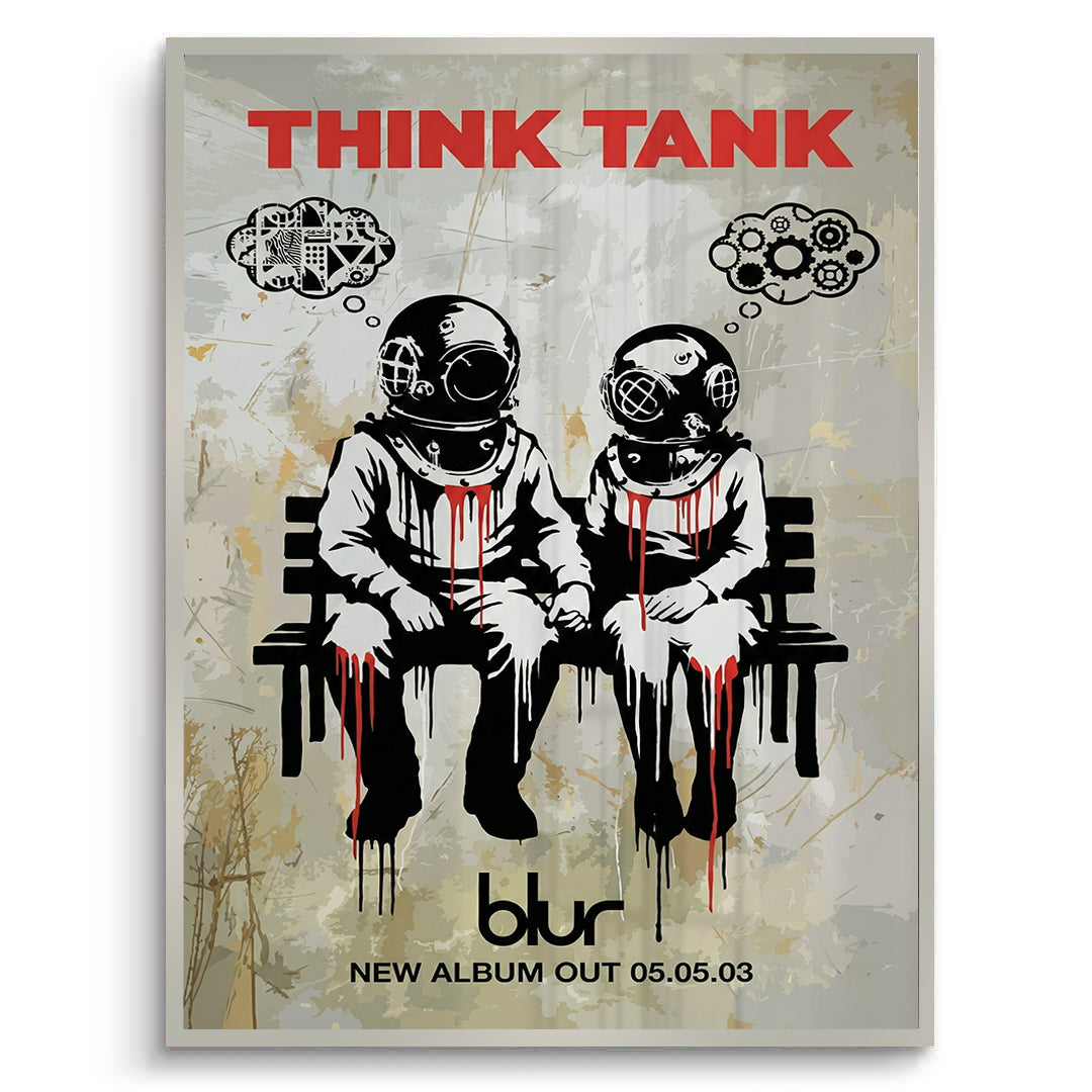 2Banksy Blur Think Tank - Fine Art