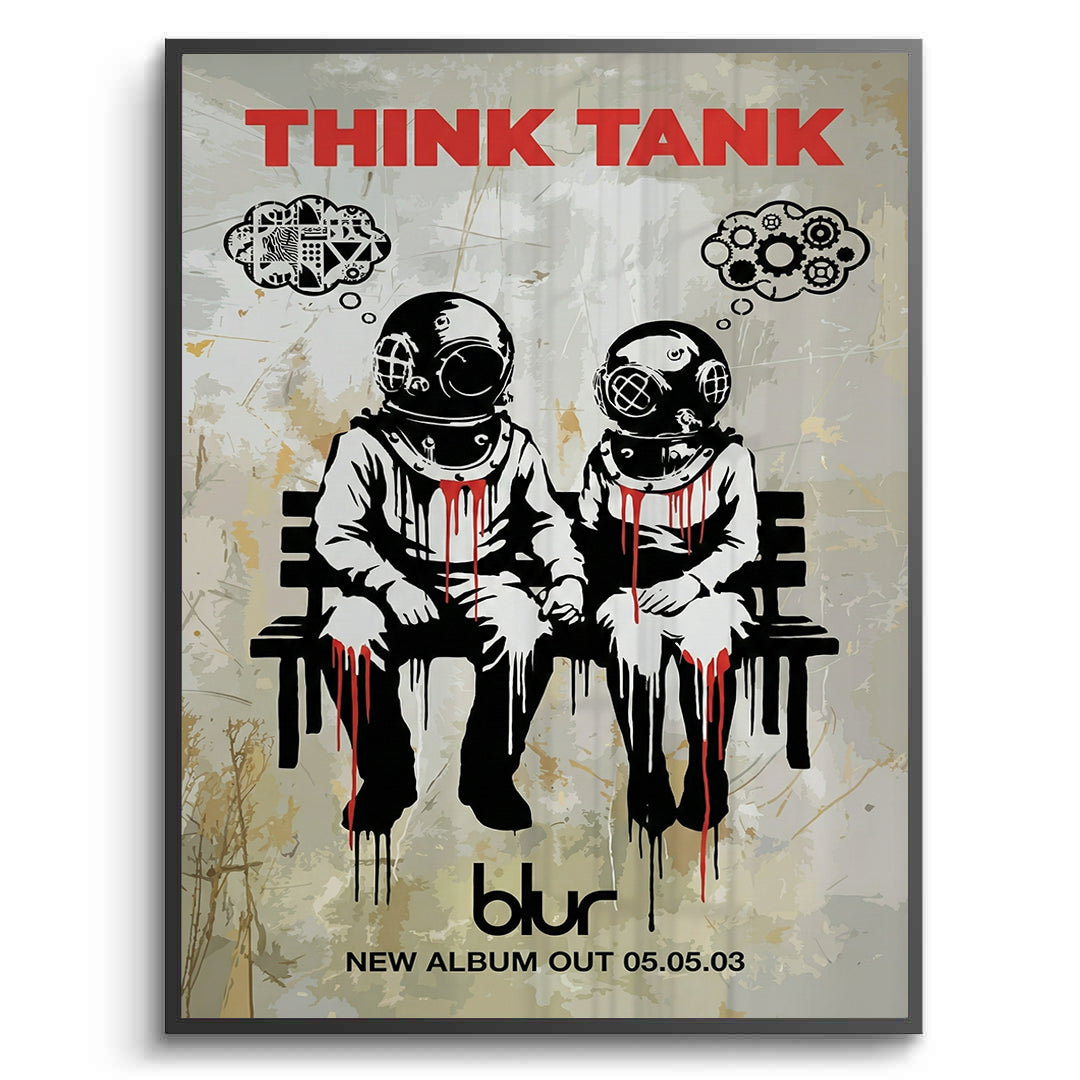 2Banksy Blur Think Tank - Fine Art
