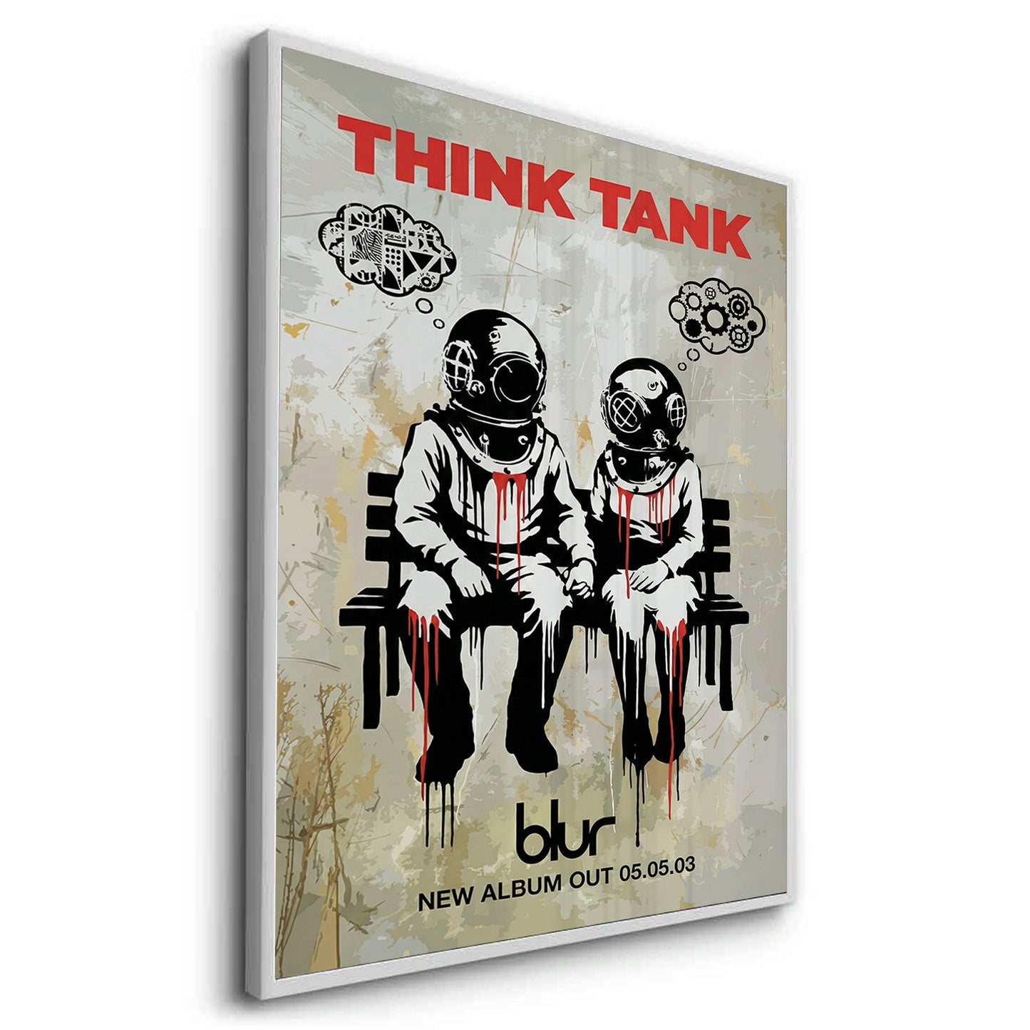 2Banksy Blur Think Tank - Fine Art