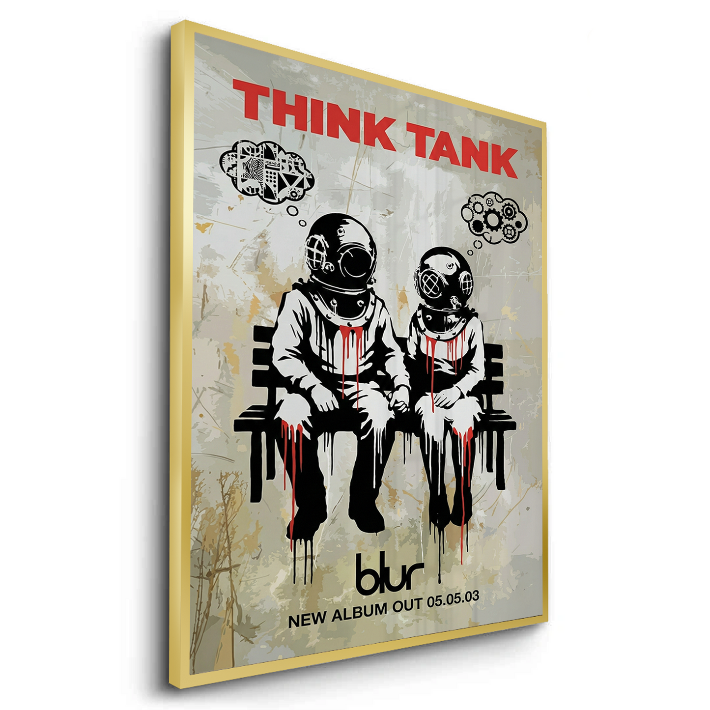 2Banksy Blur Think Tank - Fine Art