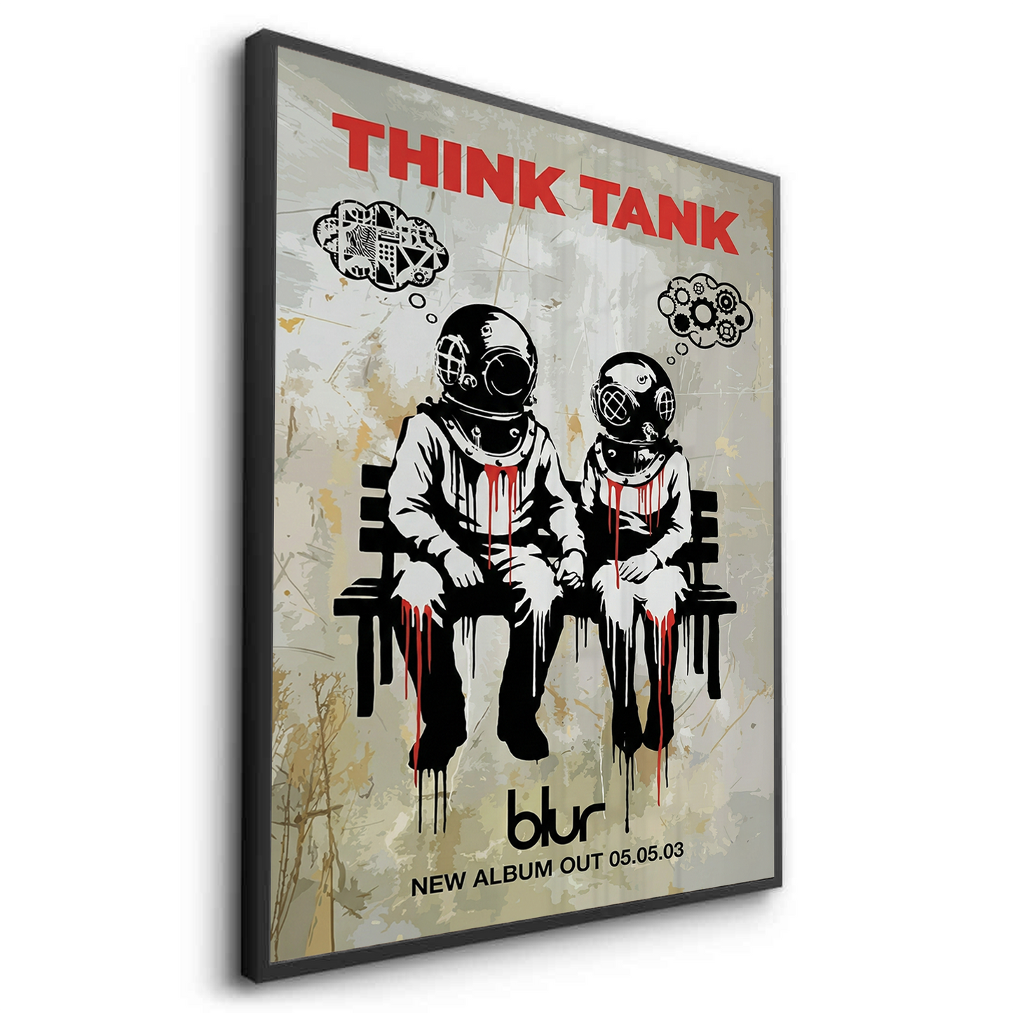 2Banksy Blur Think Tank - Fine Art