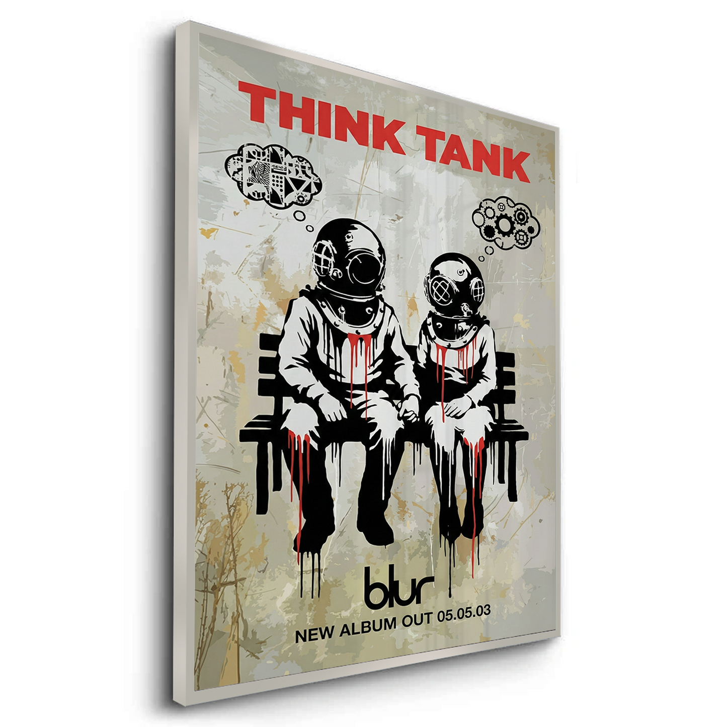 2Banksy Blur Think Tank - Fine Art