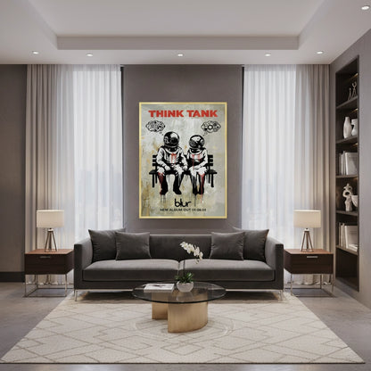 Banksy Blur Think Tank - Fine Art