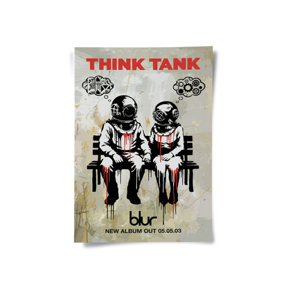 Banksy Blur Think Tank - Poster