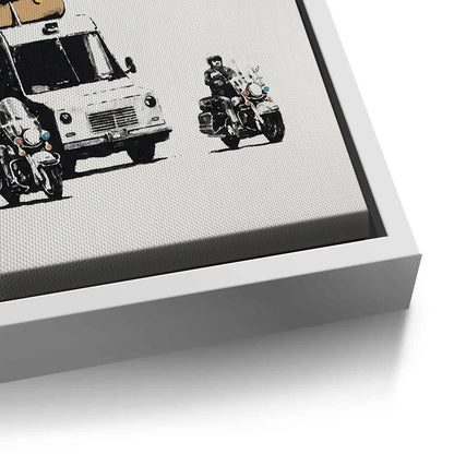 Banksy Burger Van - Canvas