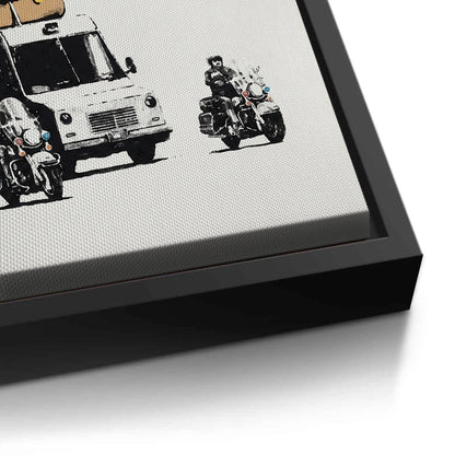Banksy Burger Van - Canvas
