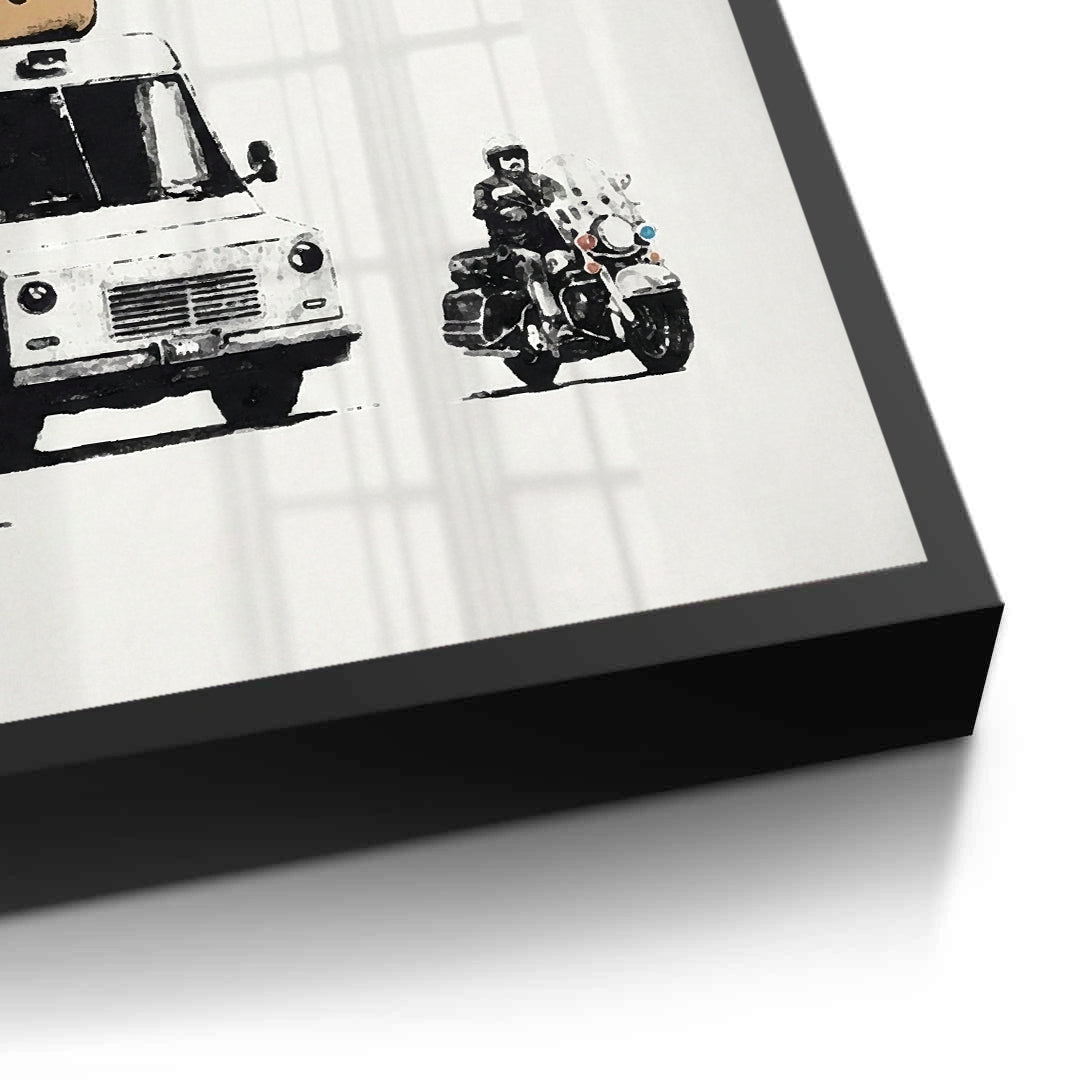 2Banksy Burger Van - Fine Art