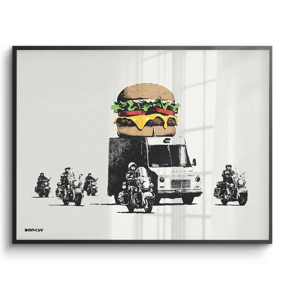2Banksy Burger Van - Fine Art
