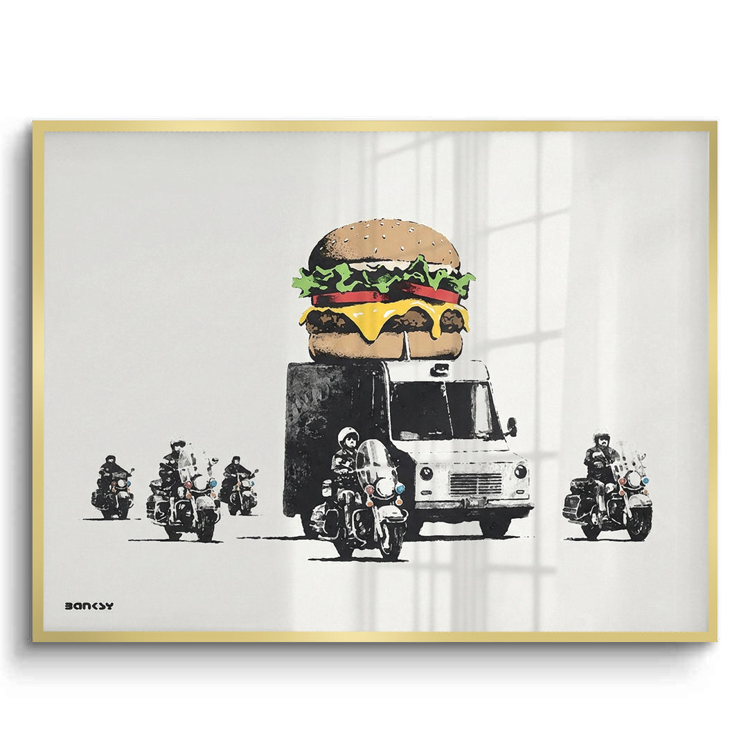 2Banksy Burger Van - Fine Art