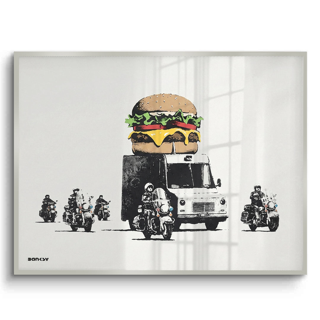 2Banksy Burger Van - Fine Art