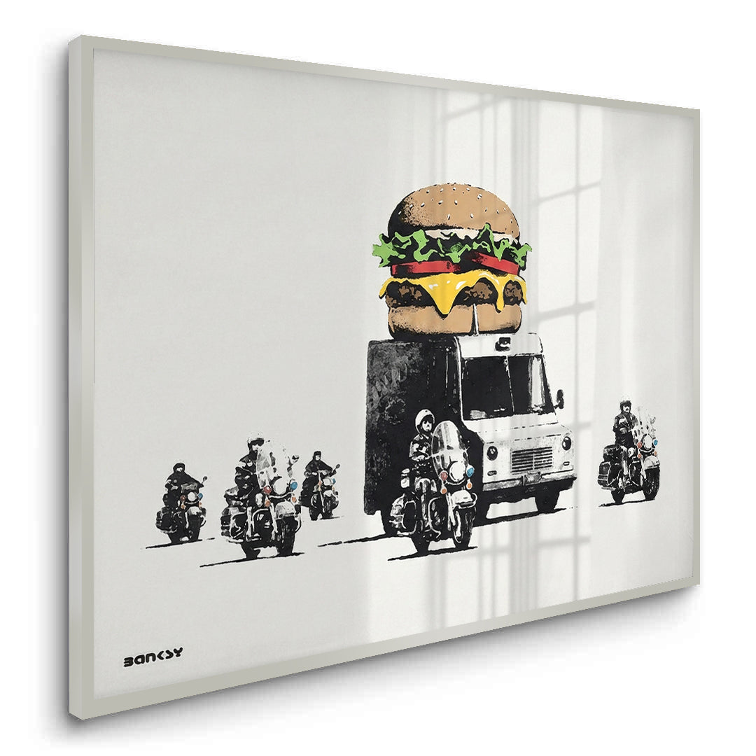 2Banksy Burger Van - Fine Art