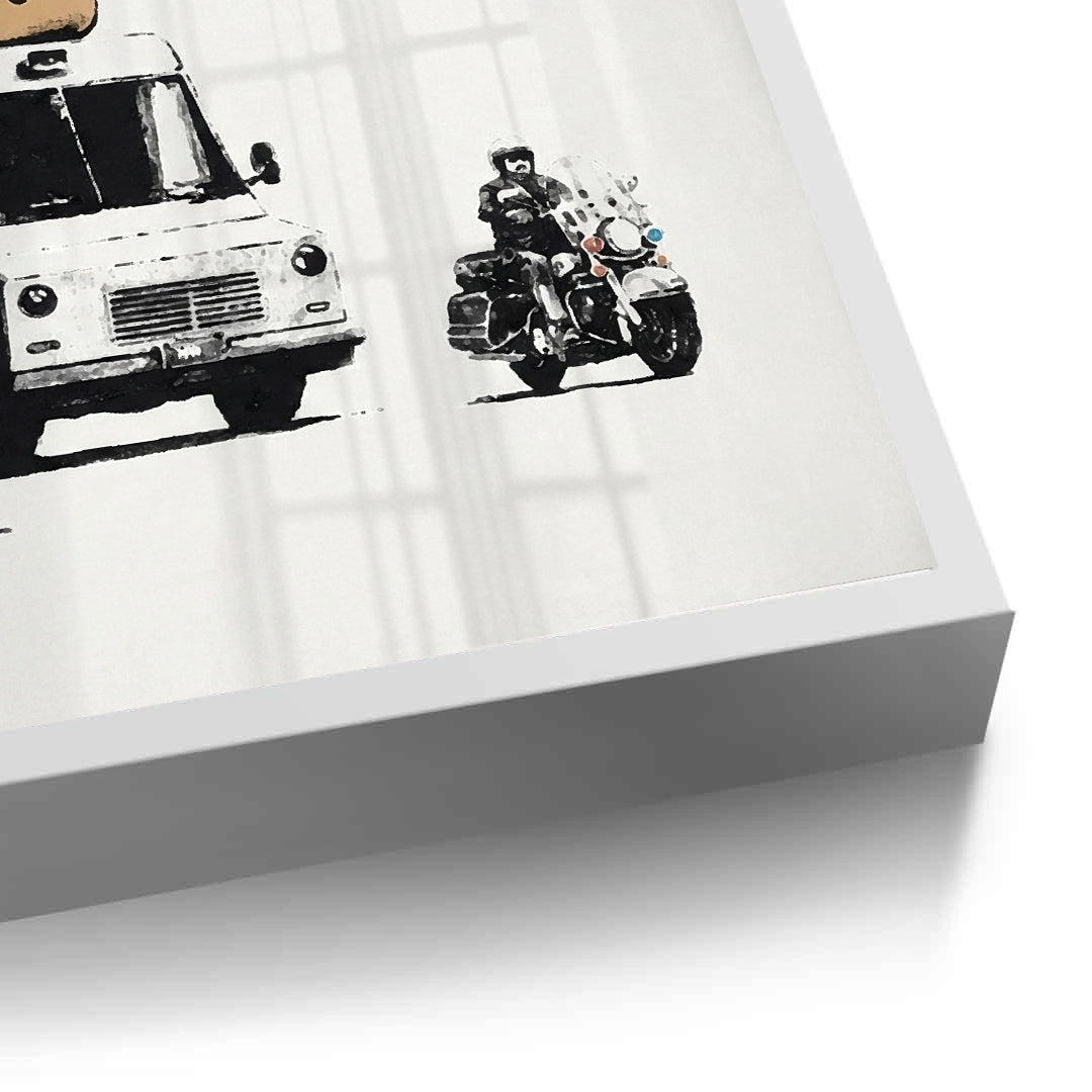 2Banksy Burger Van - Fine Art