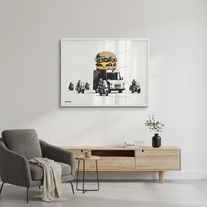 Banksy Burger Van - Fine Art