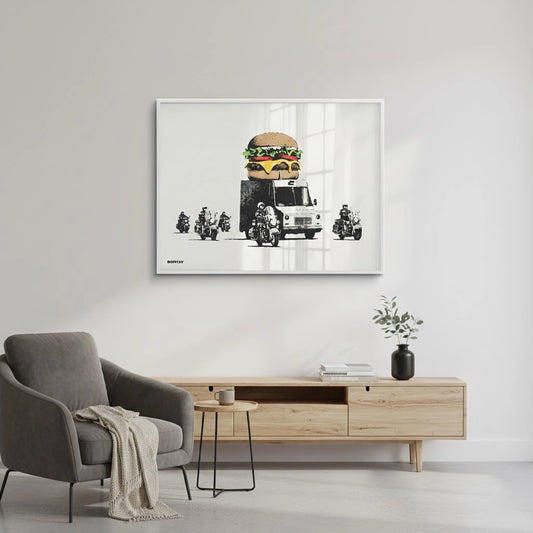 Banksy Burger Van - Fine Art
