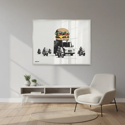 Banksy Burger Van - Fine Art