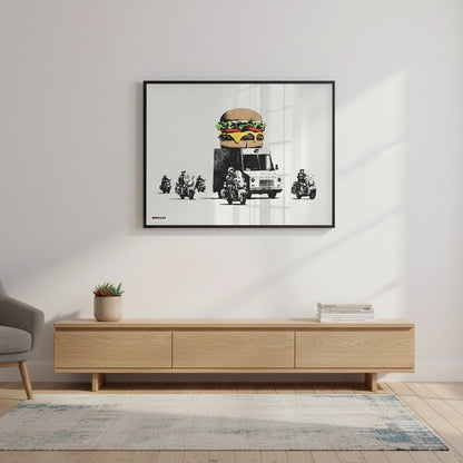 Banksy Burger Van - Fine Art
