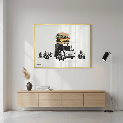 Banksy Burger Van - Fine Art