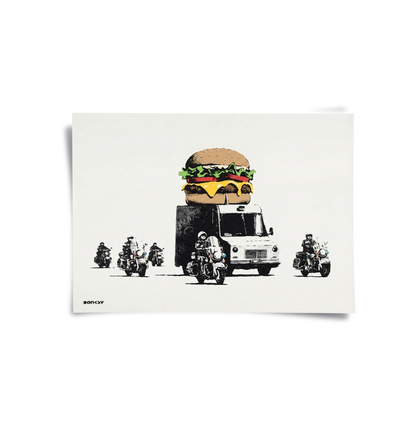 Banksy Burger Van - Poster