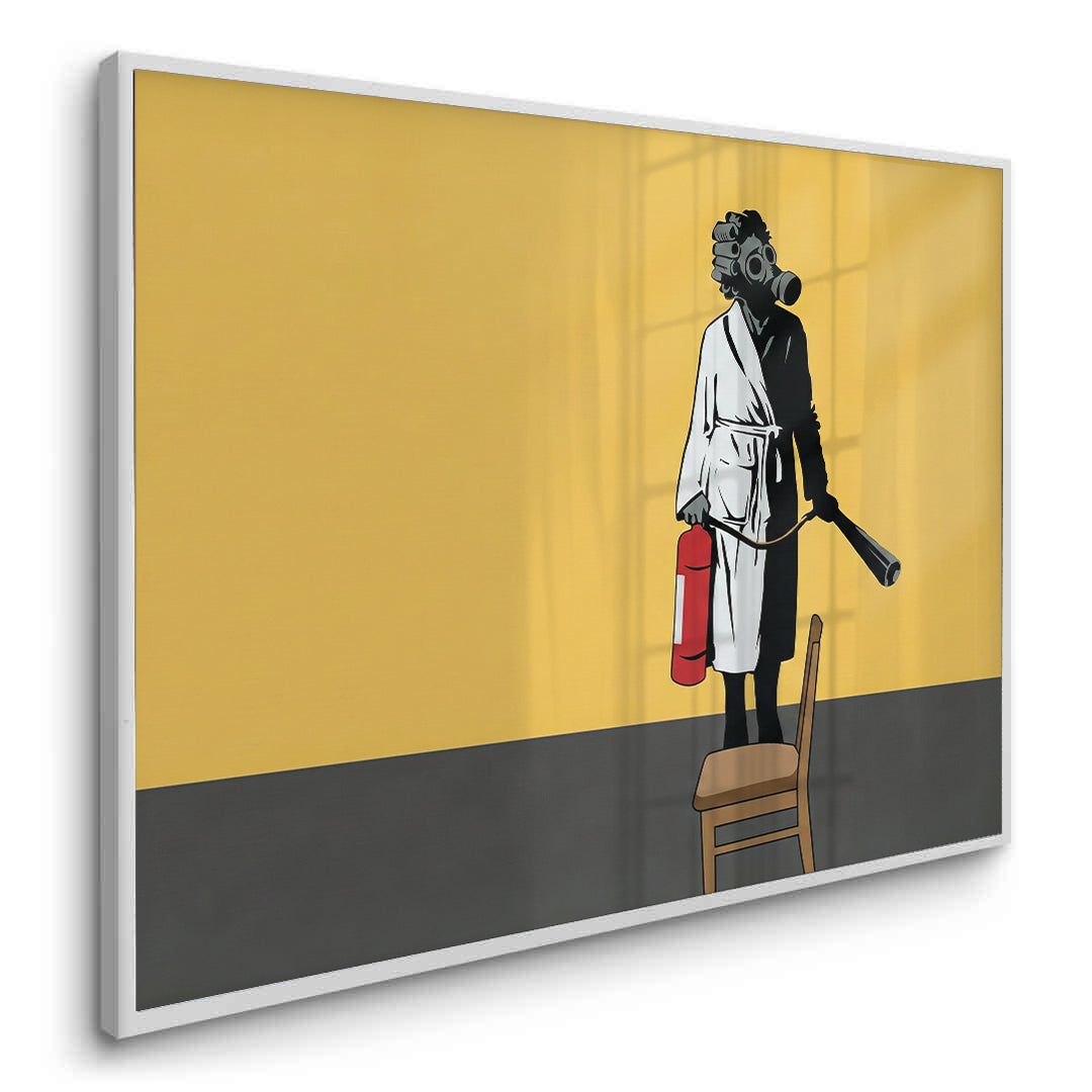 2Banksy Ukraine Gas Mask - Fine Art