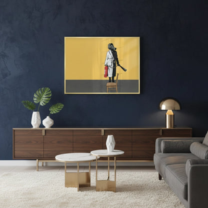 Banksy Ukraine Gas Mask - Fine Art