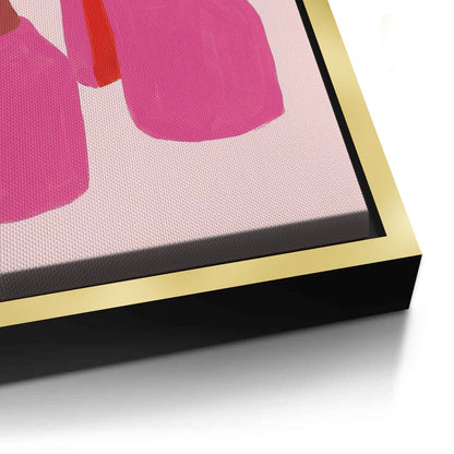 Barbiecore Pink Heels - Canvas