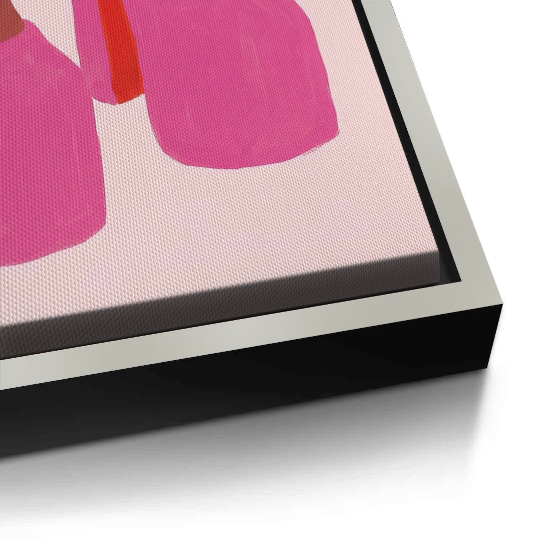 2Barbiecore Pink Heels - Canvas