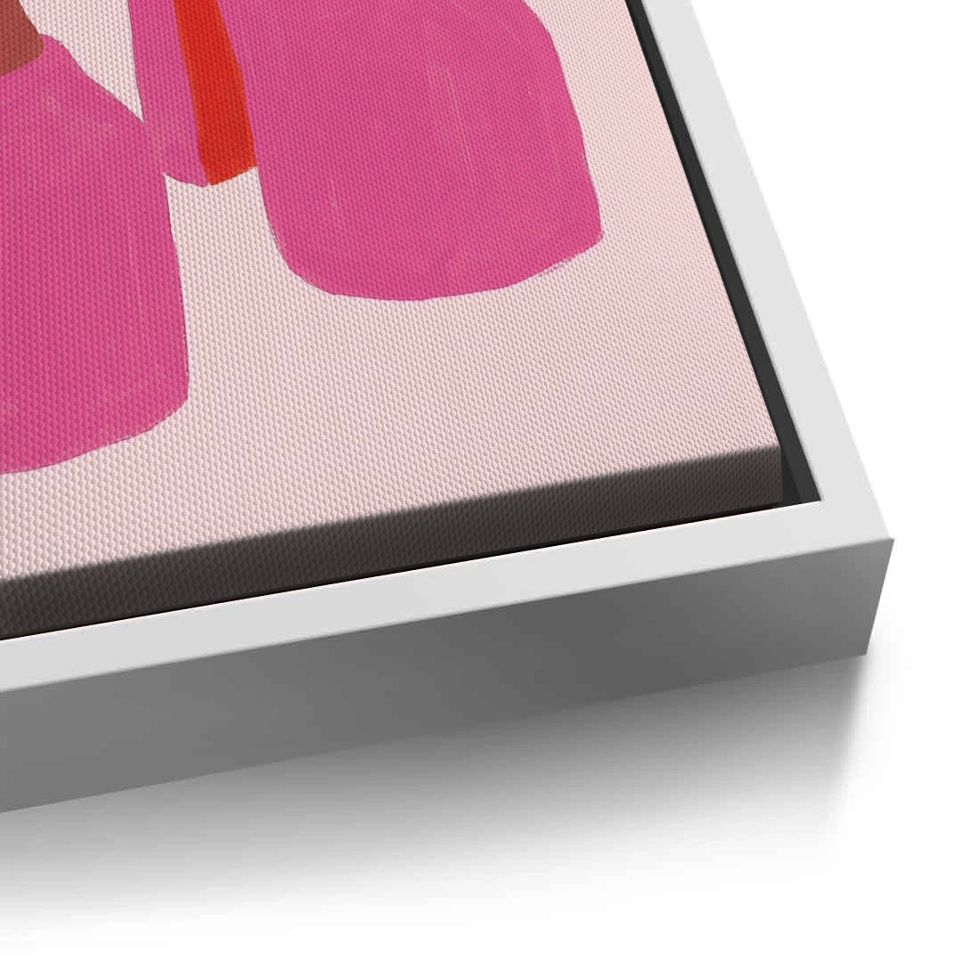 2Barbiecore Pink Heels - Canvas