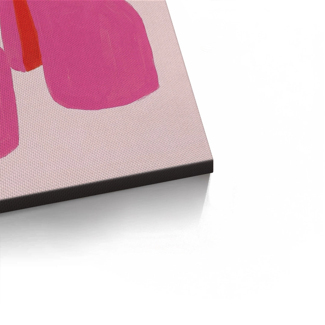 2Barbiecore Pink Heels - Canvas