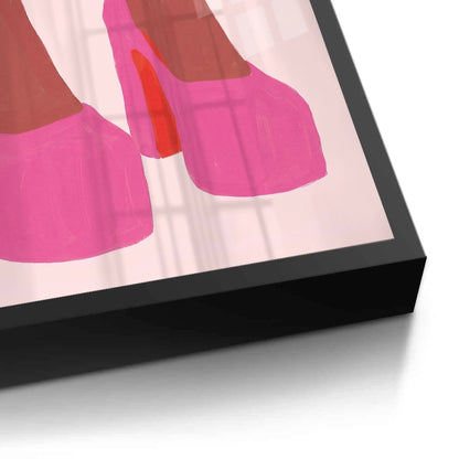 Barbiecore Pink Heels - Fine Art