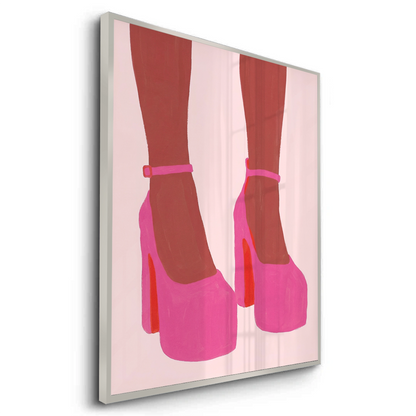 Barbiecore Pink Heels - Fine Art