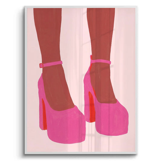 Barbiecore Pink Heels - Fine Art