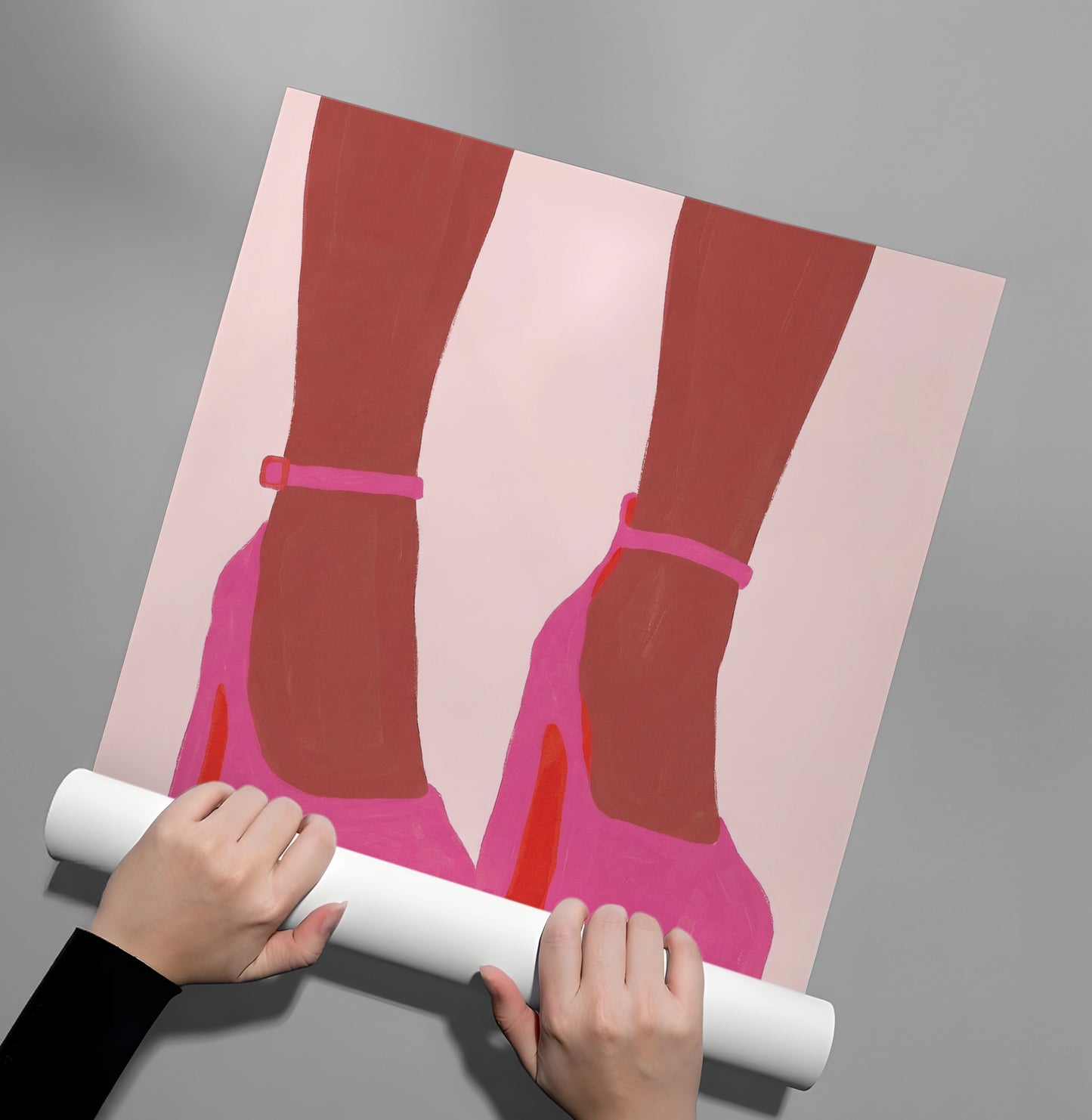2Barbiecore Pink Heels - Poster