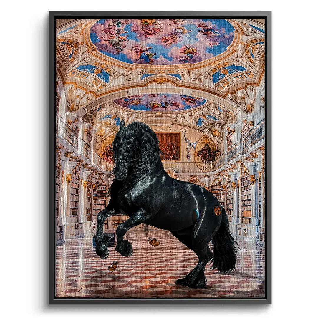 Baroque Horse - Canvas - Jasmineart.ae