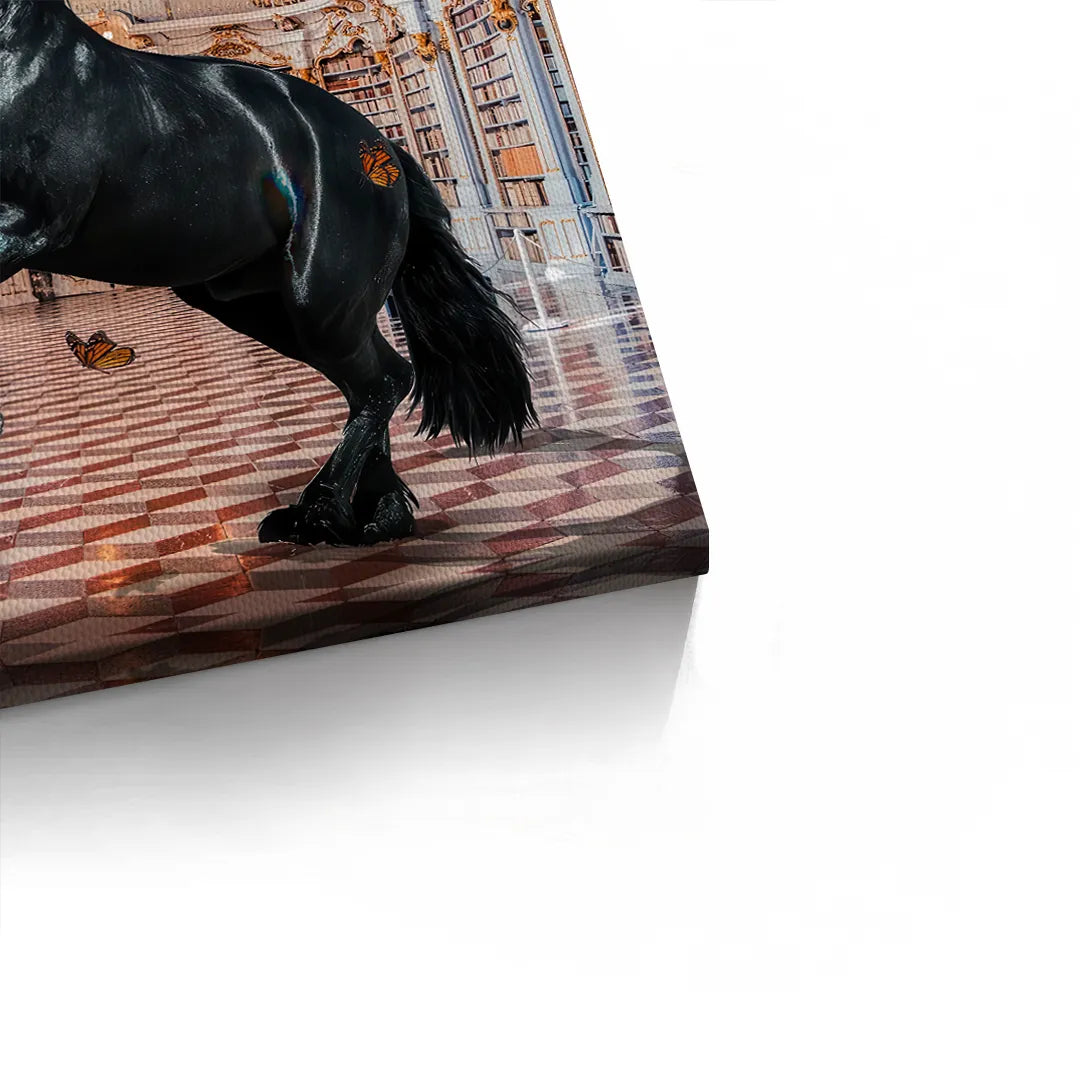Baroque Horse - Canvas - Jasmineart.ae