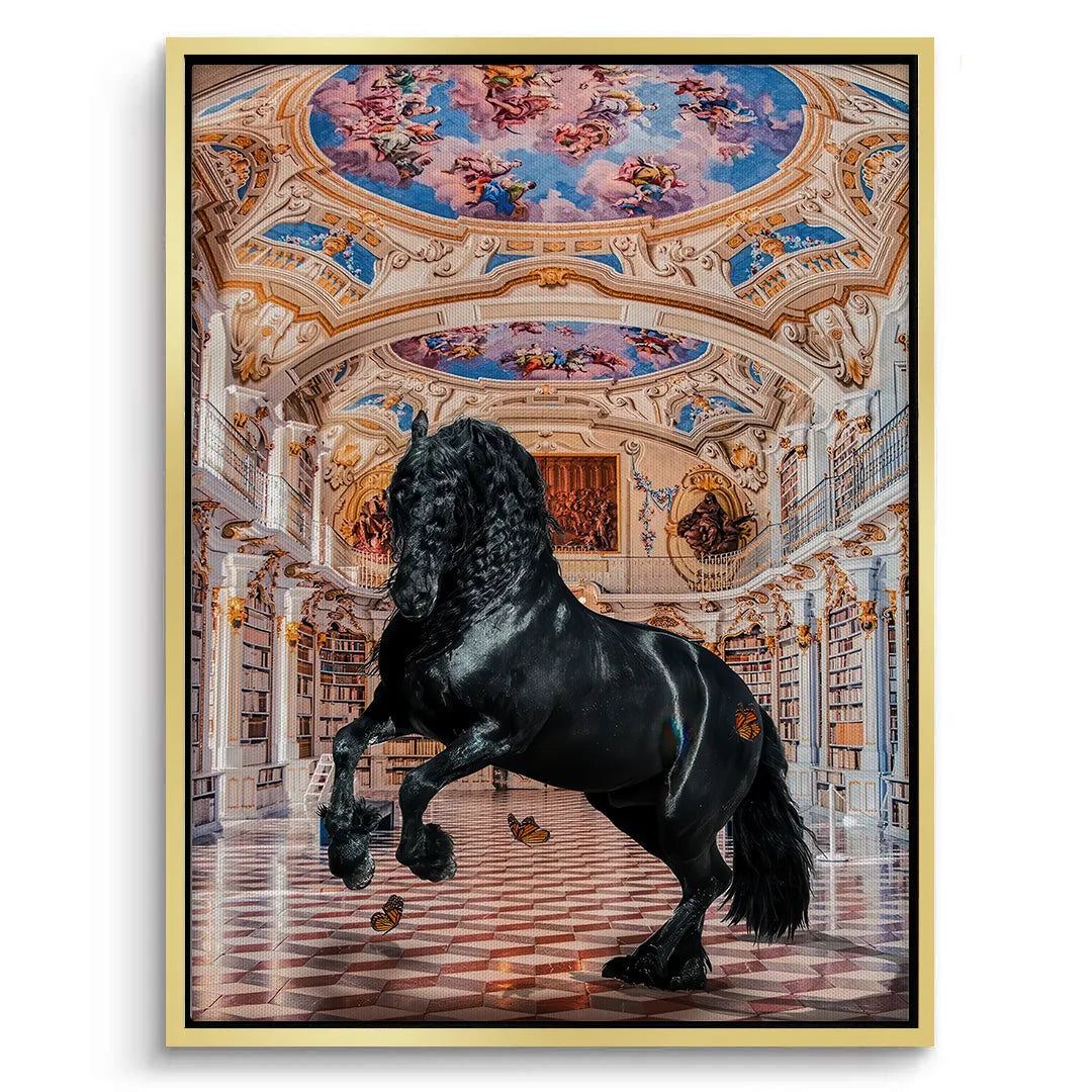 Baroque Horse - Canvas - Jasmineart.ae