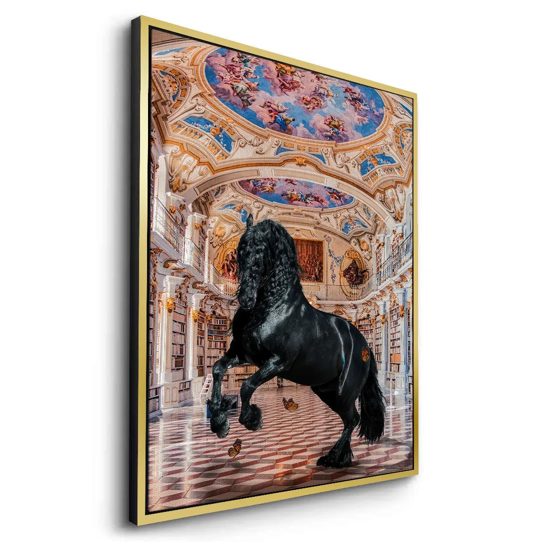Baroque Horse - Canvas - Jasmineart.ae