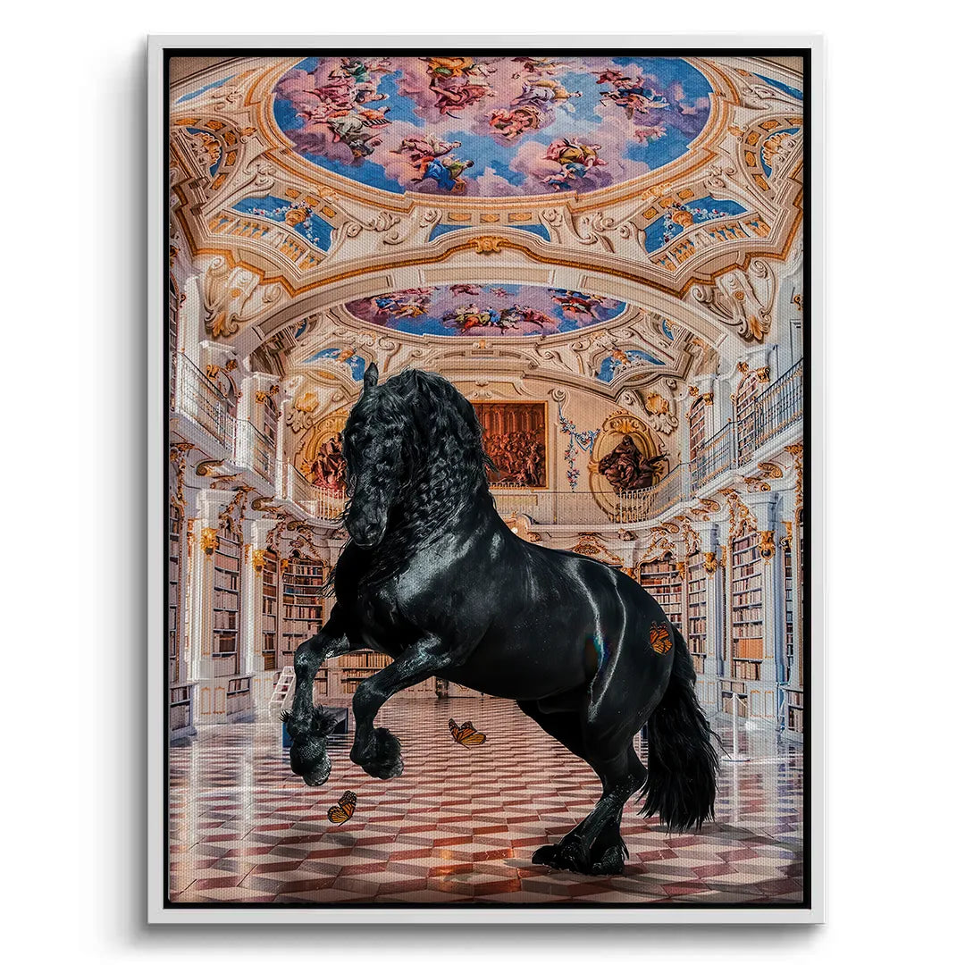 Baroque Horse - Canvas - Jasmineart.ae