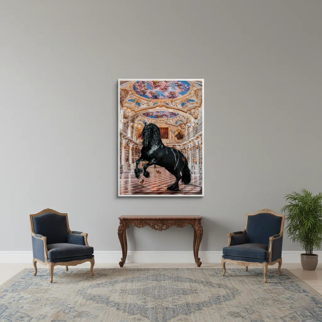 Baroque Horse - Fine Art - Jasmineart.ae
